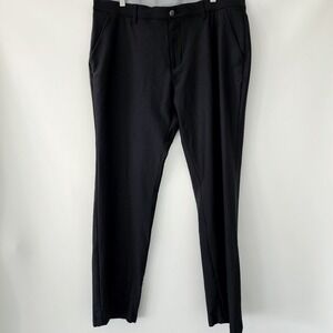 Adidas black golf pants athletic mens size‎ 36x32